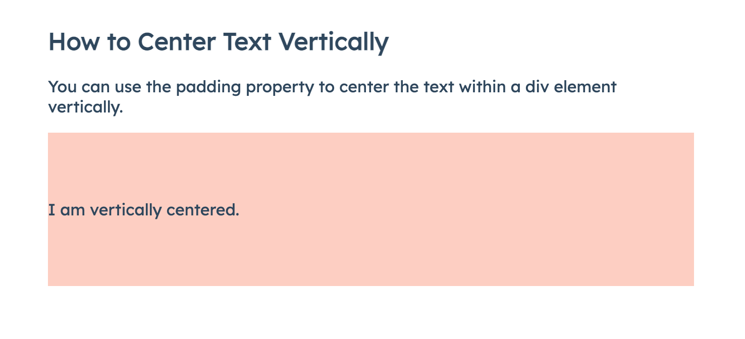 Html centered text. HTB Health.