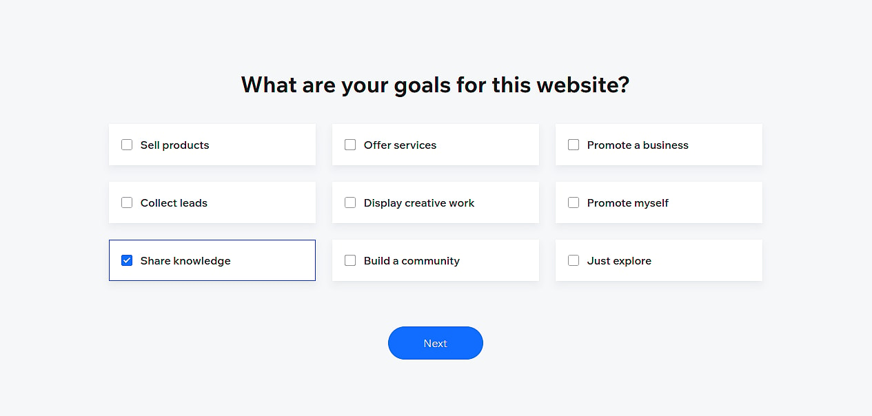 Mention the goals of your website